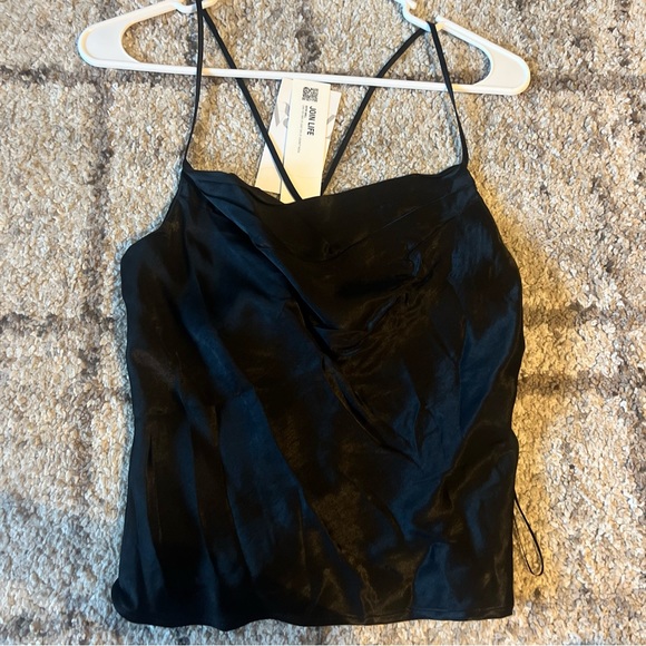 Zara Satin Top NWT - Picture 1 of 2